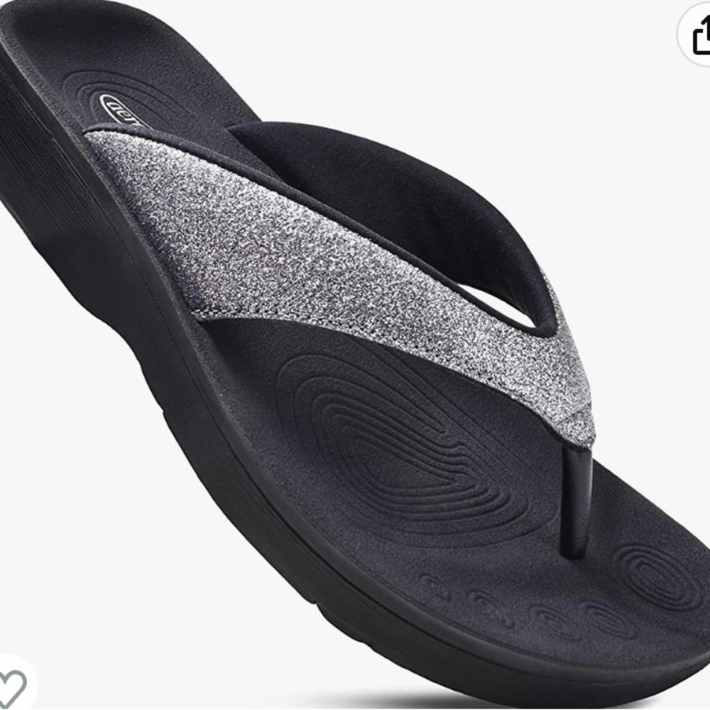 AEROTHOTIC Original Orthotic Comfort Thong Style Flip Flops Sandals for Women